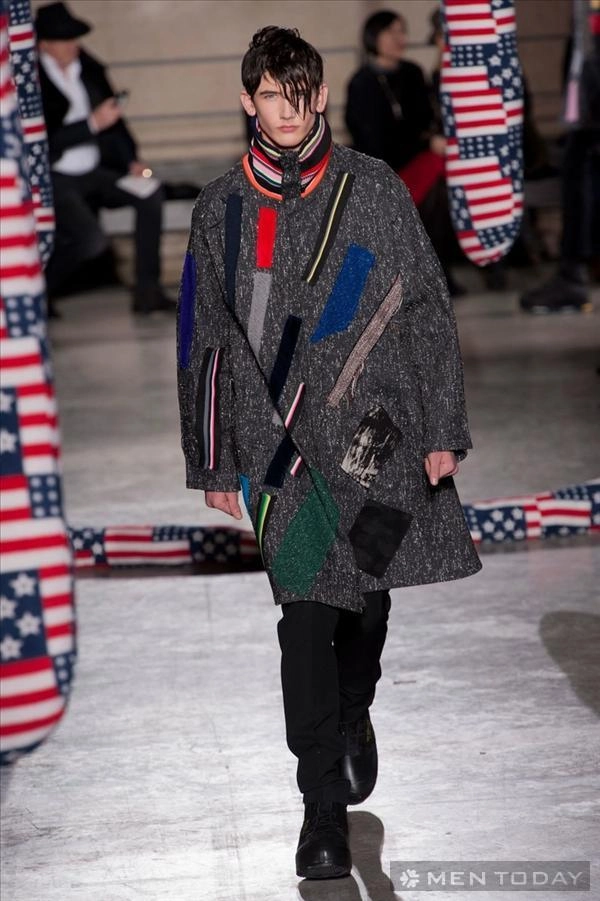 Thời trang nam thu đông của raf simons pfw mang phong cách trẻ trung