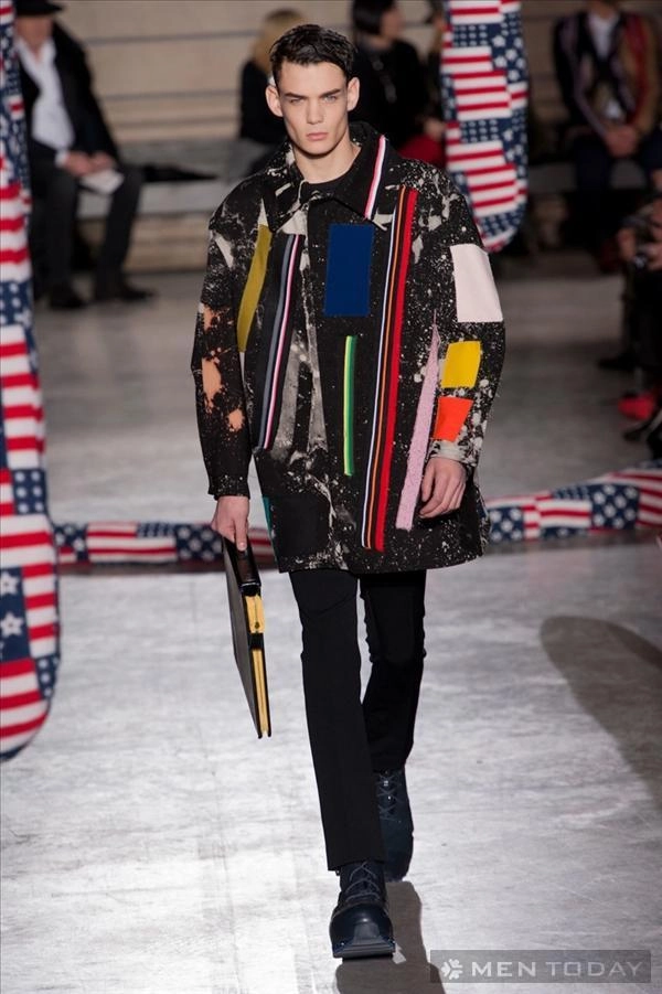 Thời trang nam thu đông của raf simons pfw mang phong cách trẻ trung