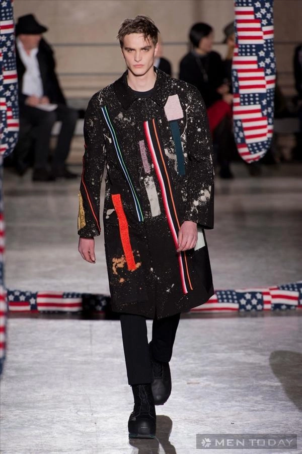 Thời trang nam thu đông của raf simons pfw mang phong cách trẻ trung