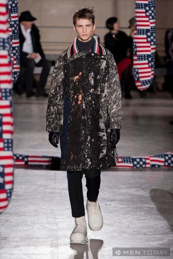 Thời trang nam thu đông của raf simons pfw mang phong cách trẻ trung