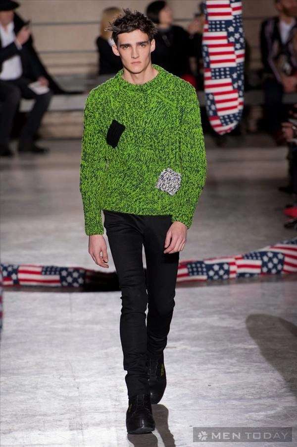 Thời trang nam thu đông của raf simons pfw mang phong cách trẻ trung