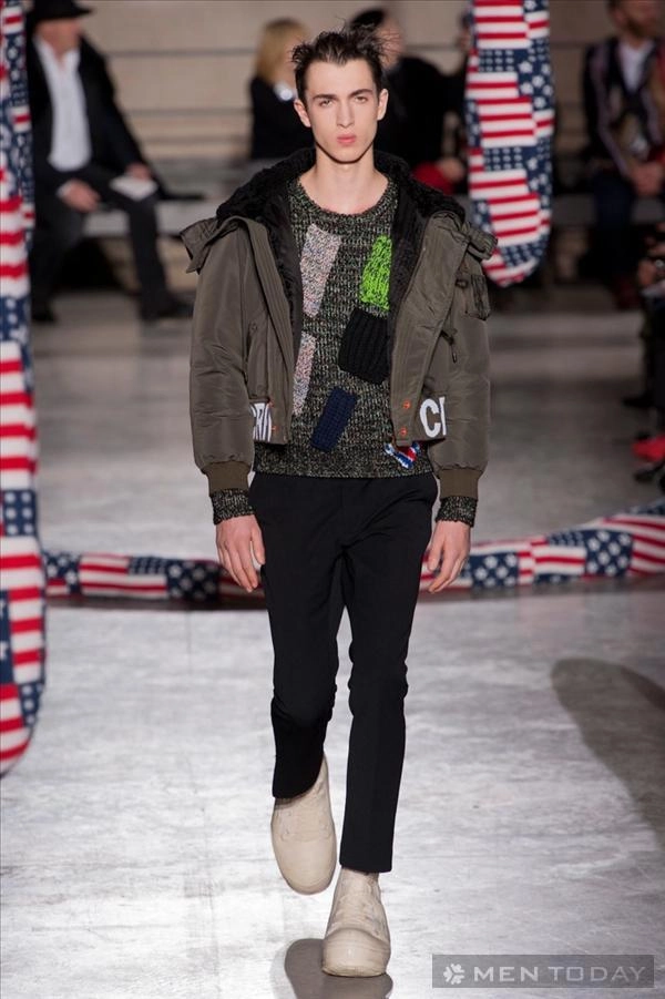 Thời trang nam thu đông của raf simons pfw mang phong cách trẻ trung