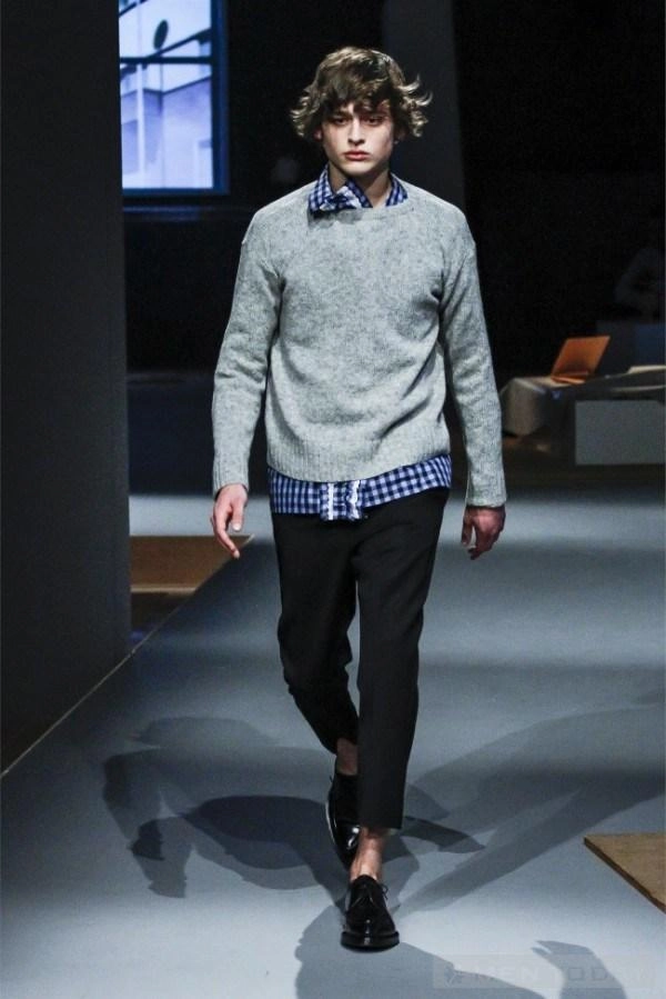 Thời trang thu đông lịch lãm từ prada dành cho boy