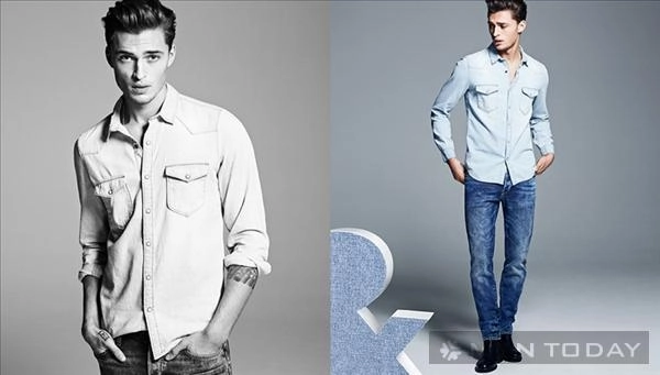 Hướng dẫn cách phối đồ nam cùng denim từ hm