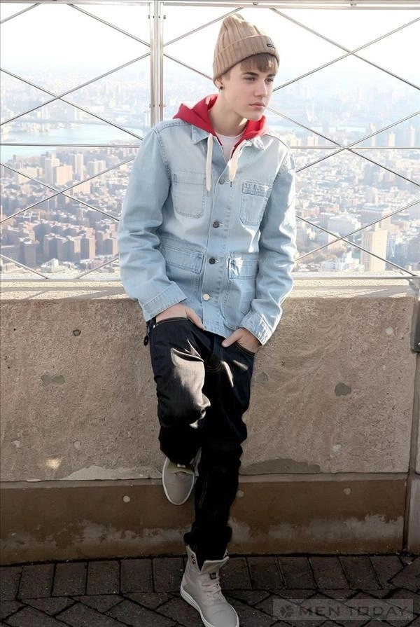 Hướng dẫn mặc jacket denim như justin bieber