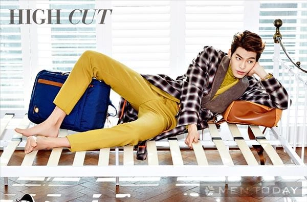 Nam diễn viên kim woo bin trẻ trung và cá tính trên tạp chí high cut