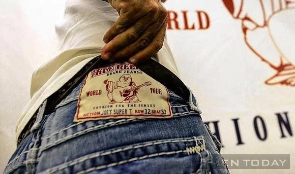 Phong cách thời trang true religion jean quần jean ông địa