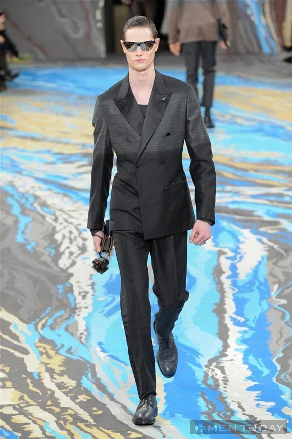 Thời trang nam thu đông của louis vuitton pfw tự tin
