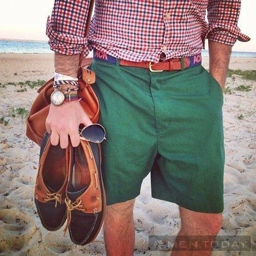 Trang phục đi biển cho chàng mùa hè thoải mái