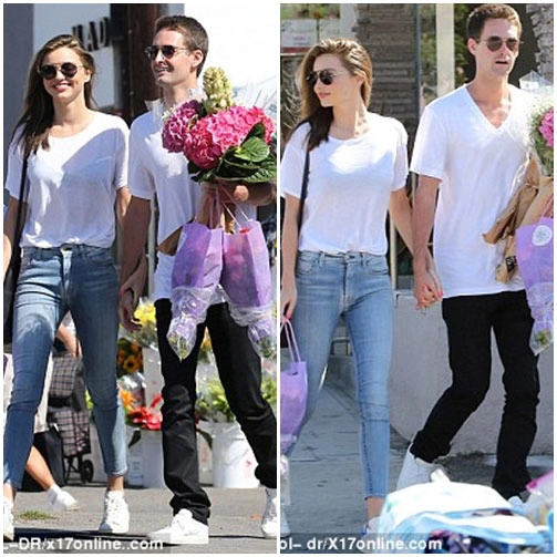 Hot girl miranda kerr cặp kè với phi công trẻ đẹp trai
