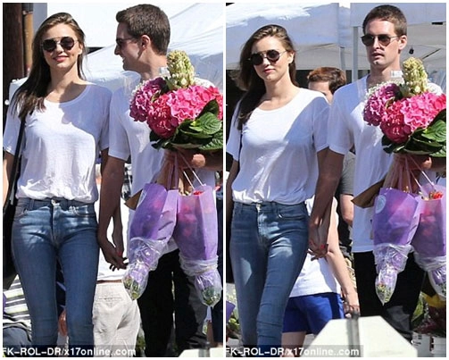 Hot girl miranda kerr cặp kè với phi công trẻ đẹp trai