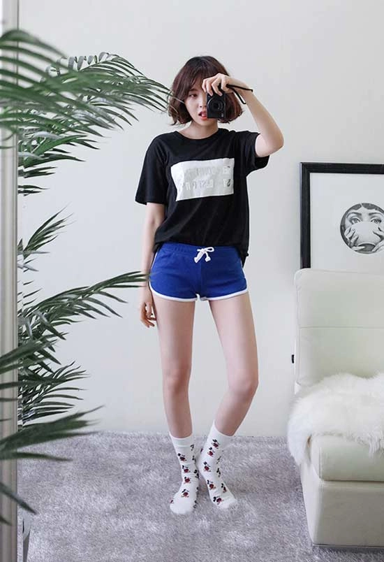 Mùa hè giải nhiệt cùng quần short vạt xéo quyến rũ cho nàng