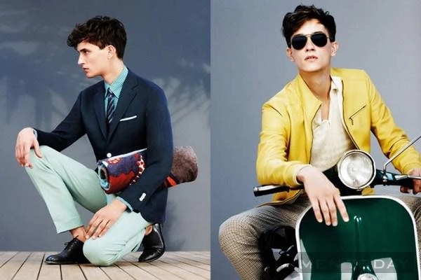 Phong cách thời trang nam xuân hè từ topman và canali thanh lịch