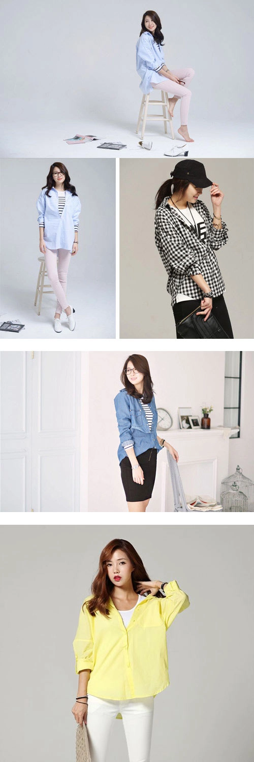 Thời trang đẹp lạ ở công sở với sơ mi dáng rộng cho nàng