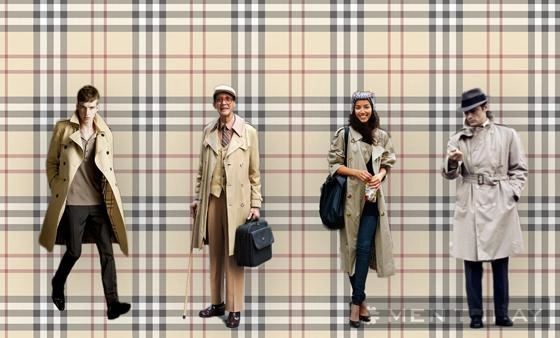 Mẫu áo khoác huyền thoại của burberry cao cấp