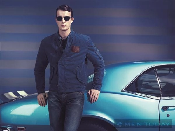 Mẫu nam james smith và trang phục denim của roy rogers
