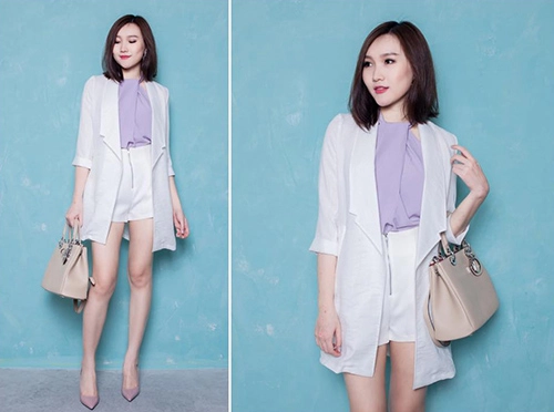 Phong cách stylist của hoàng thùy linh du lịch hè