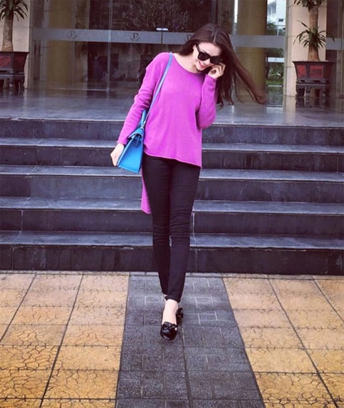 Style thời trang rạng rỡ của sao việt