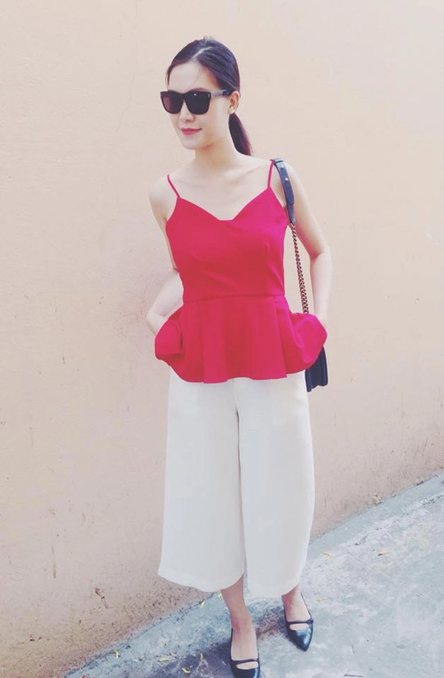 Style thời trang rạng rỡ của sao việt