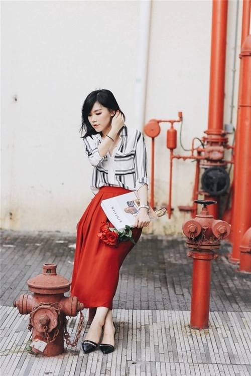 Bst street style pha trộn của các mẫu á