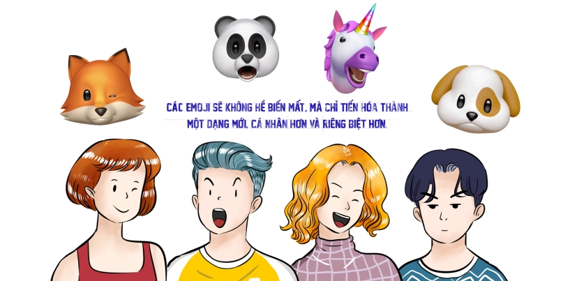 Các mẫu emoji rối rắm vô cùng