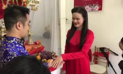 lễ cưới của người mẫu tuyết lan đầy rực rỡ