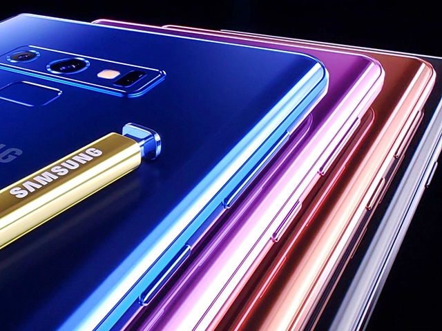 Mẫu galaxy note9 mới trình diễn những tính năng độc đáo hoàn toàn mới