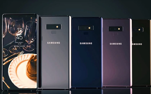 Mẫu galaxy note9 mới trình diễn những tính năng độc đáo hoàn toàn mới