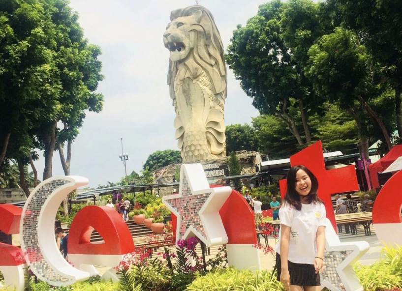 Nếu bạn tới singapore nhất định phải ghé merlion park