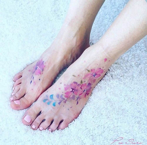 Những hình xăm lấy ý tưởng từ hoa đẹp