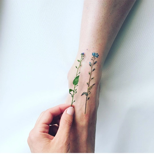 Những hình xăm lấy ý tưởng từ hoa đẹp