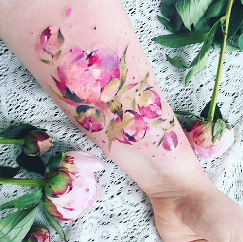 Những hình xăm lấy ý tưởng từ hoa đẹp
