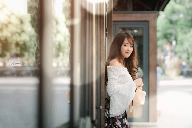 9x xinh như mỹ nhân hàn nổi tiếng trên facebook