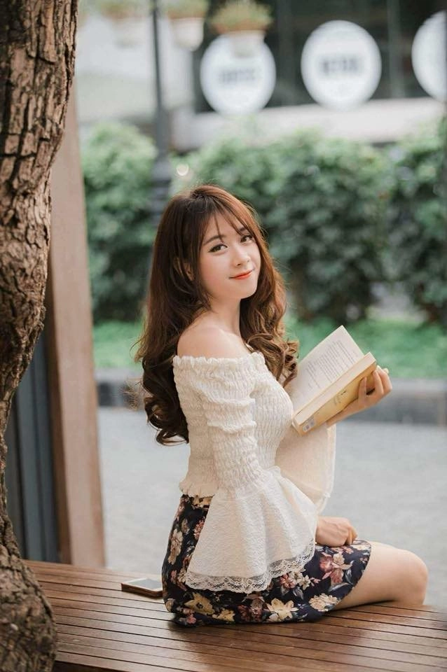 9x xinh như mỹ nhân hàn nổi tiếng trên facebook