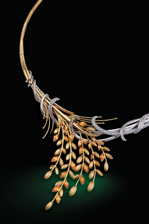 Bst cao fine jewellery lấy cảm hứng từ tre và lúa