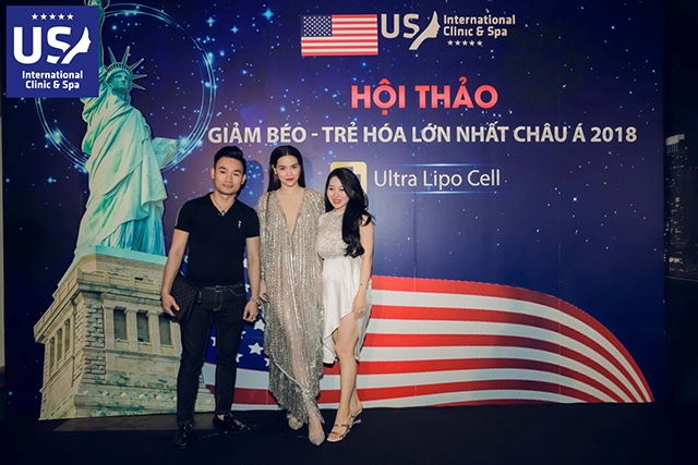 Ca sĩ hà hồ thu phương gây chú ý tại sự kiện của us international