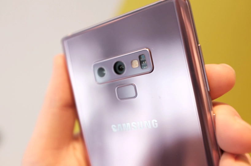 Chiếc điện thoại galaxy note 9 của samsung đầy hấp dẫn