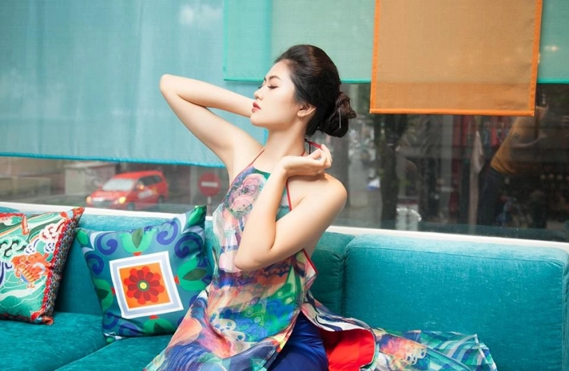 Cô nàng đất cảng vũ hương gian rạng ngời tại hoa hậu việt nam 2018