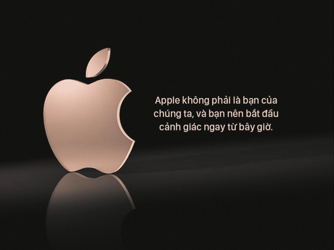 Có phải apple không phải là bạn tốt của chúng ta