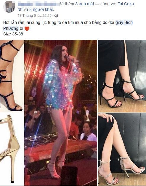 Đôi giày bích phương đi có gì đặc biệt