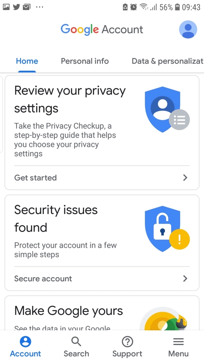 Google vừa cập nhật tính năng quản lý tài khoản cho android