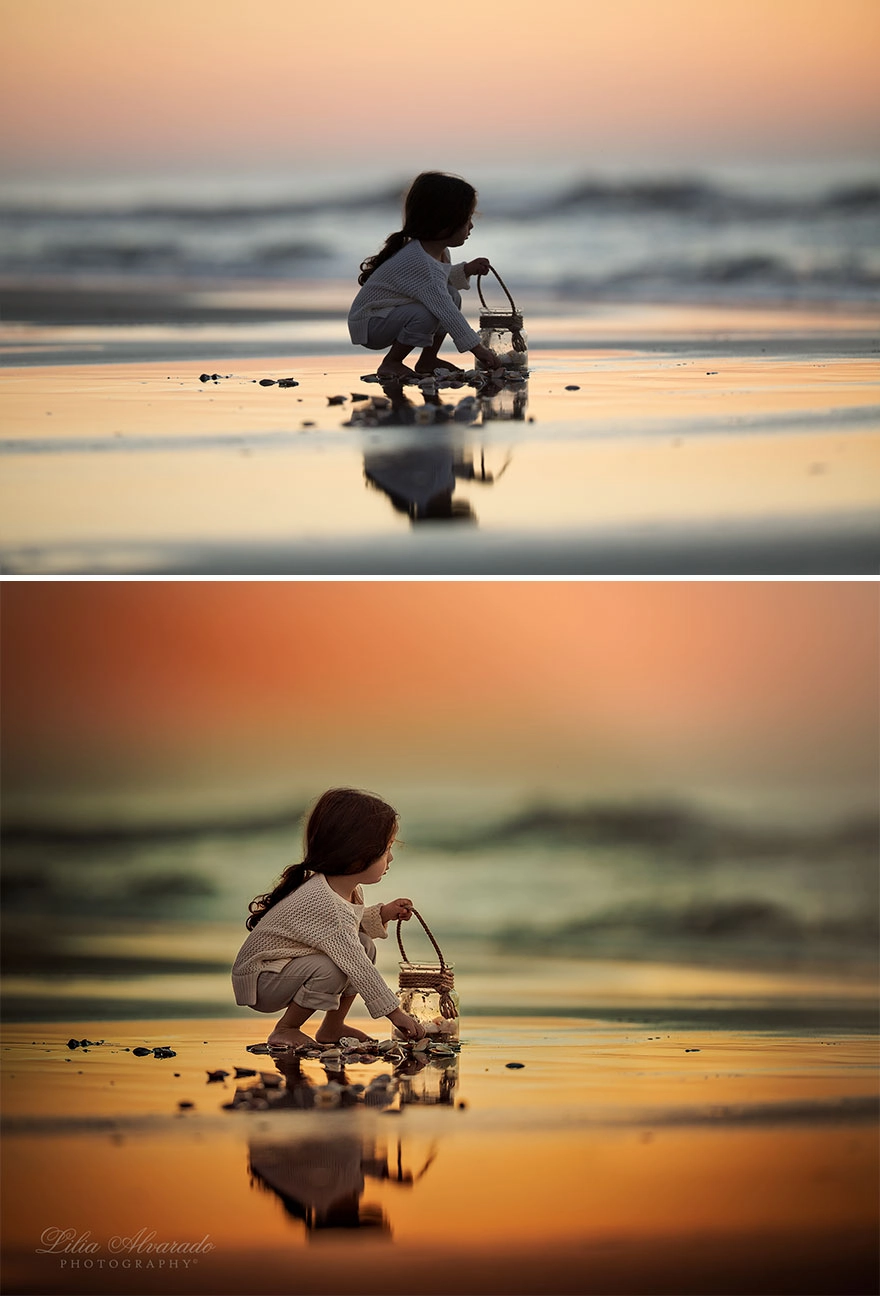 Loạt ảnh biến hóa không lường trước và sau khi photoshop