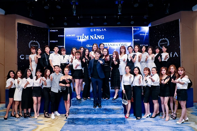 Mỹ phẩm cenlia thành công trong việc đào tạo chuyên nghiệp
