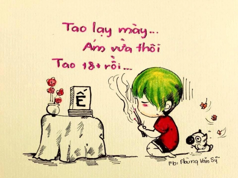 nam sinh hà tĩnh trổ tài vẽ tranh cực đỉnh