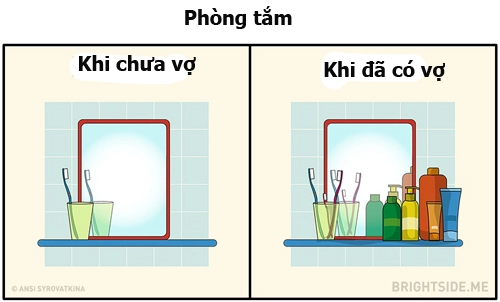 Những việc buồn cười của người đàn ông khi có vợ