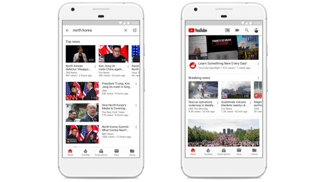 Ông lớn google đã tiến hành đầu tư vào các kênh tin tức trên youtube