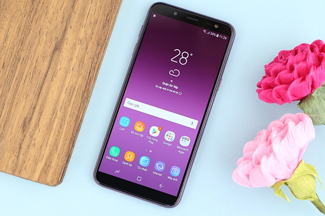 Samsung galaxy j6 64gb màu tím lavender độc quyền