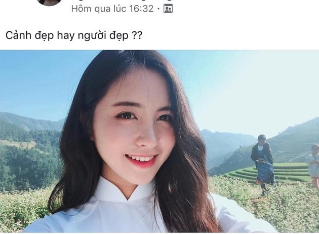 Thiếu nữ xinh đẹp mặc đồ dân tộc thái ở mù cang chải gây sốt mxh
