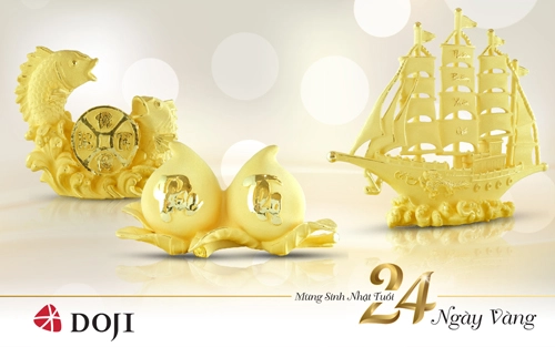 Thương hiệu doji ưu đãi tới 15 nhân dịp sinh nhật 24 tuổi
