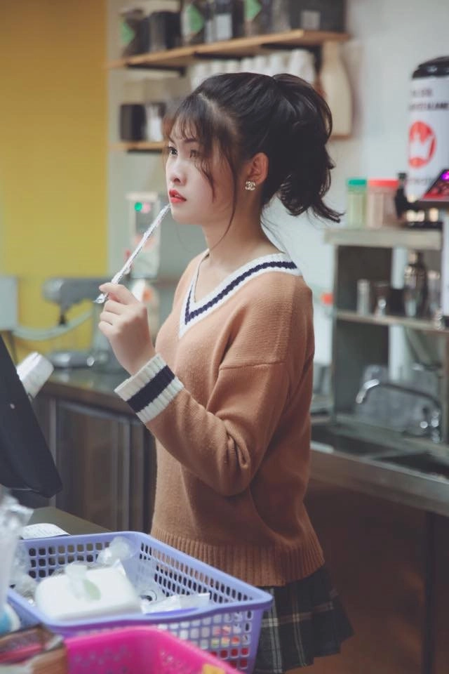 Nữ sinh bắc giang cao gần 1m70 đẹp hút hồn